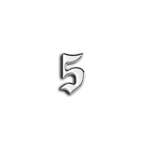 5 number teeth jewelry