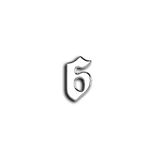 6 number teeth jewelry