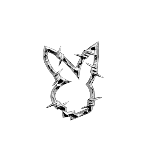 Barbed wire bunny teeth jewelry