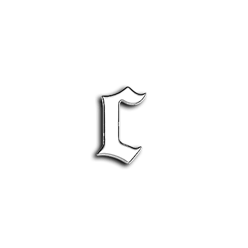 C alphabet letters teeth jewelry