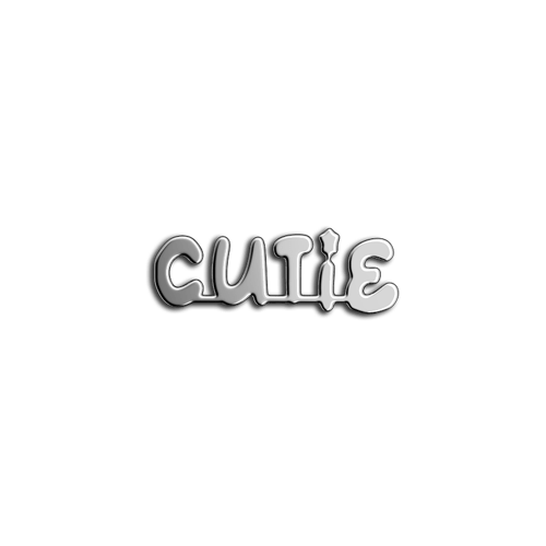 Cutie full word teeth jewelry