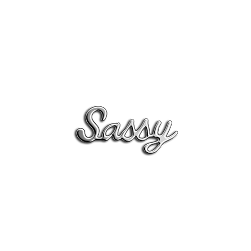 Sassy full word teeth jewelry