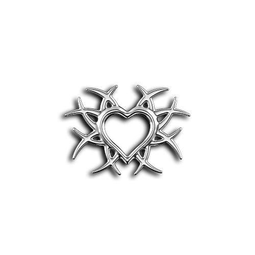 Tribal 06 Heart Thorn teeth jewelry