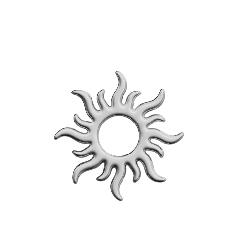 Wavy Sun teeth jewelry