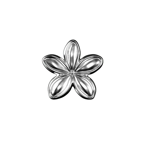 Hawaiian flower teeth jewelry