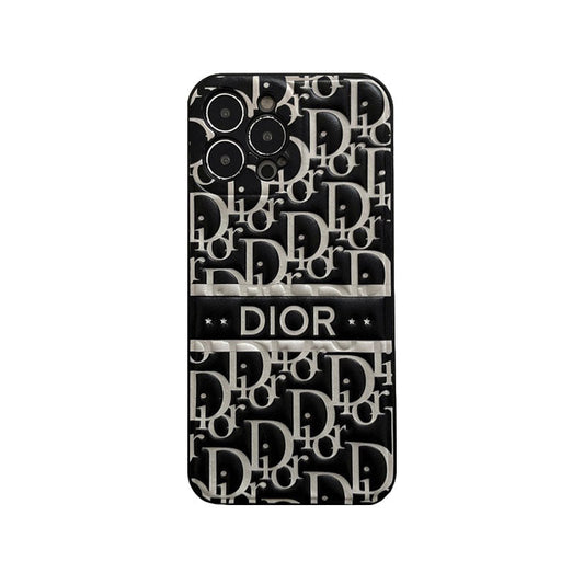 CD IPHONE CASE PUFFER CASE BLACK