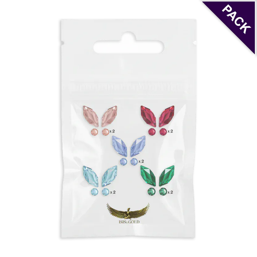 Butterfly Tooth Gems Pack Mix Colors