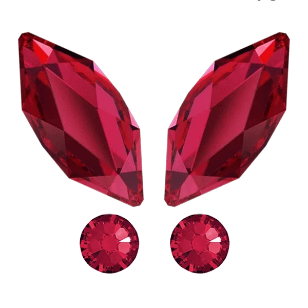 Butterfly Tooth Gems Pack Mix Colors
