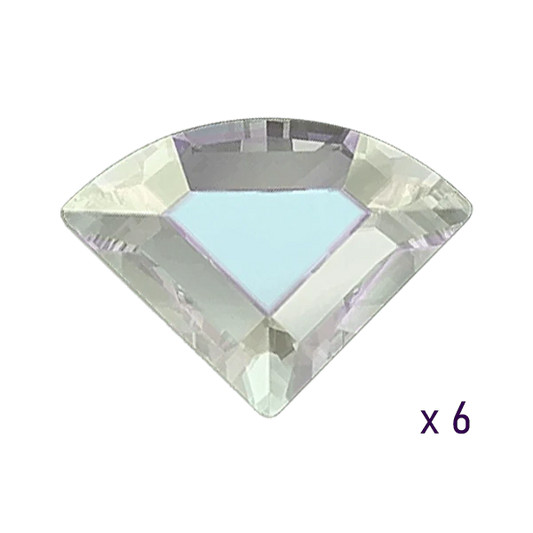 Swarovski Connector Diamond Crystal AB Tooth gems