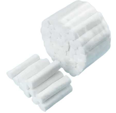 Cotton Pads for Dental Applications (6 rolls of 50 pcs)