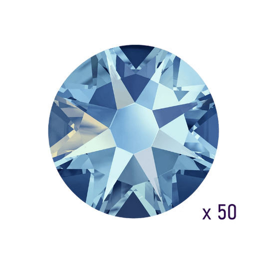 Swarovski Light Sapphire Shimmer Tooth gems