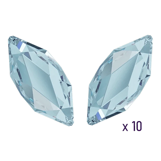 Swarovski Marquise Aquamarine Tooth gems