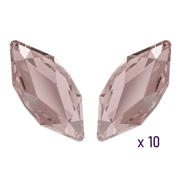 Swarovski Marquise Vintage Rose Tooth gems