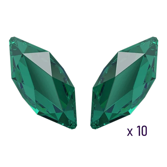 Swarovski Marquise Emerald Tooth gems