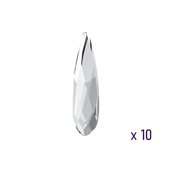 Swarovski Raindrop Crystal Tooth gems