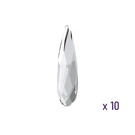 Swarovski Raindrop Crystal Tooth gems