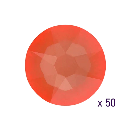 Swarovski Orange Ignite Tooth gems