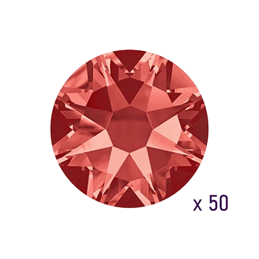 Swarovski Padparadscha Tooth gems