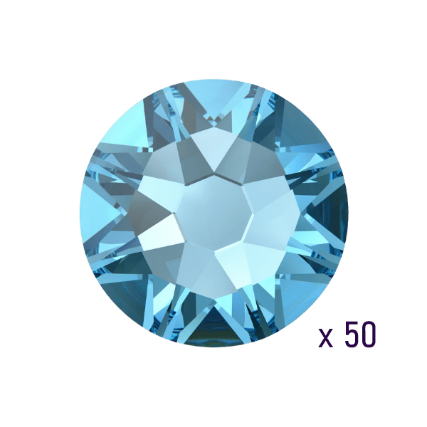 Swarovski Aquamarine Tooth gems