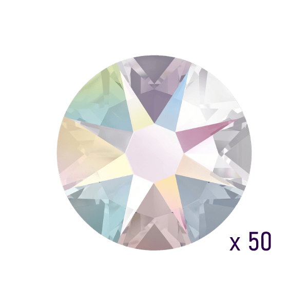 Swarovski Crystal AB Tooth gems