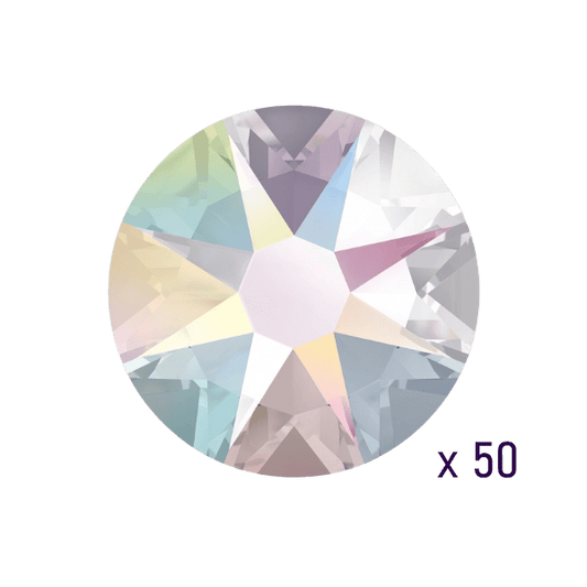 Swarovski Crystal AB Tooth gems