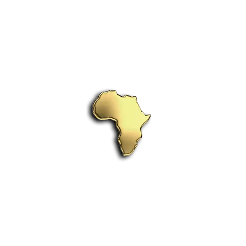 African map community teeth jewelry