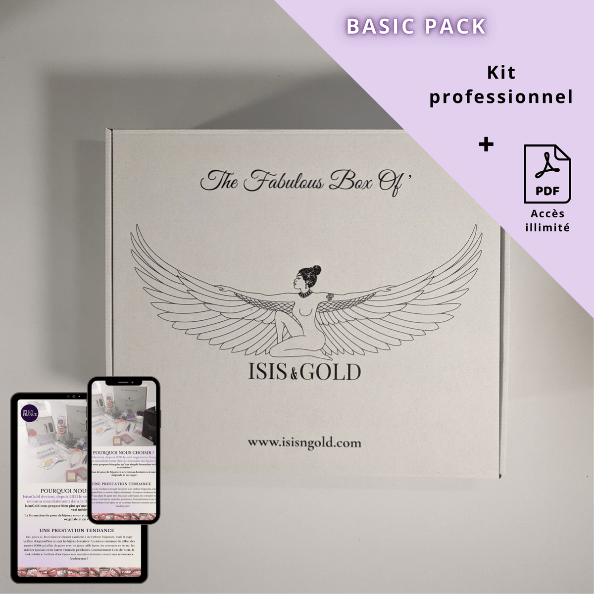Basic pack training professional tooth gem starter kit