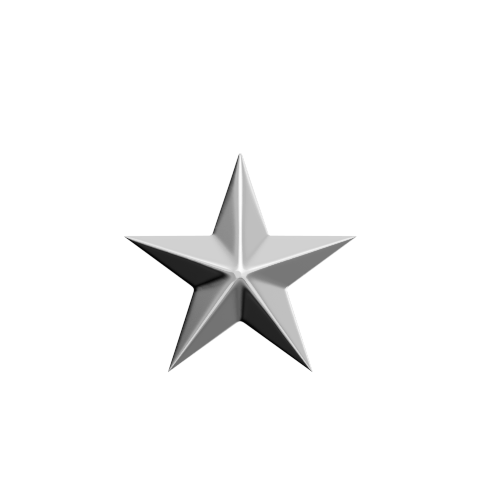 Army Star teeth jewelry