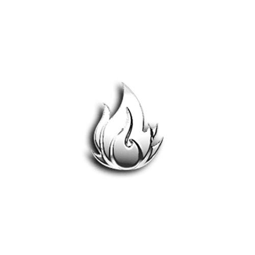 Flames teeth jewelry