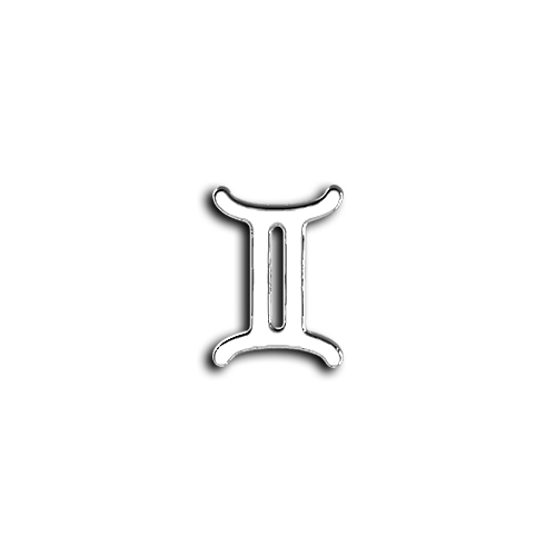 Gemini zodiac sign teeth jewelry