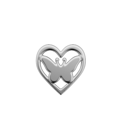 Heart Butterfly 1 teeth jewelry