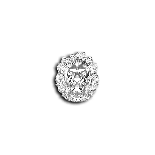 Lion head animals teeth jewelry