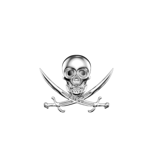 Pirate Skull teeth jewelry