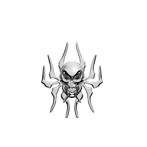 Skull spider teeth jewelry