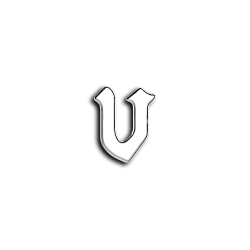 V alphabet letters teeth jewelry