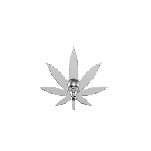 Weed skull teeth jewelry