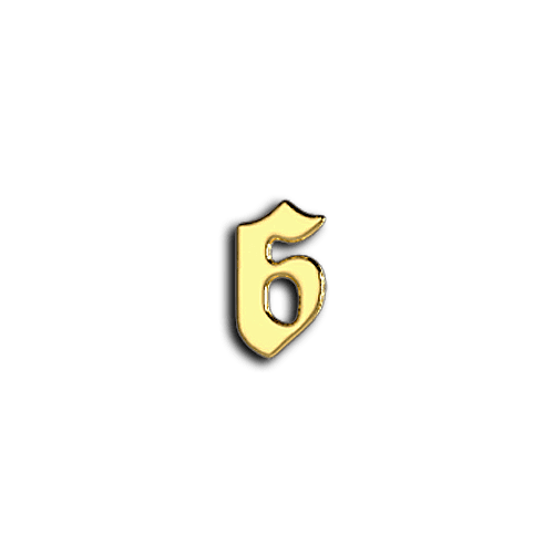 6 number teeth jewelry