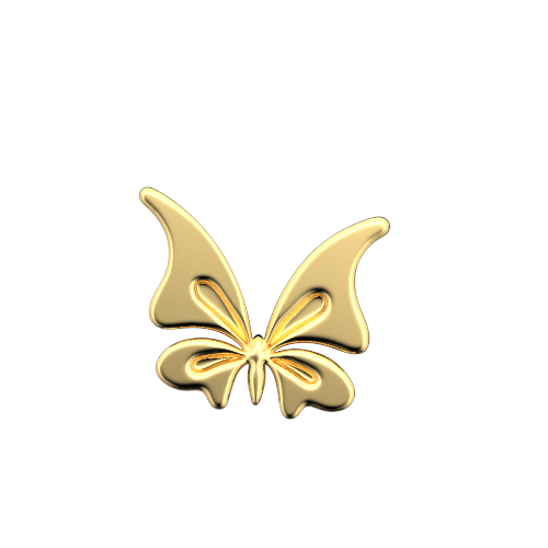 90's Butterfly teeth jewelry