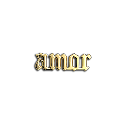 Amor full word teeth jewelry
