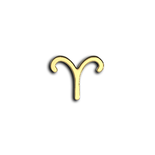 Aries zodiac sign teeth jewelry