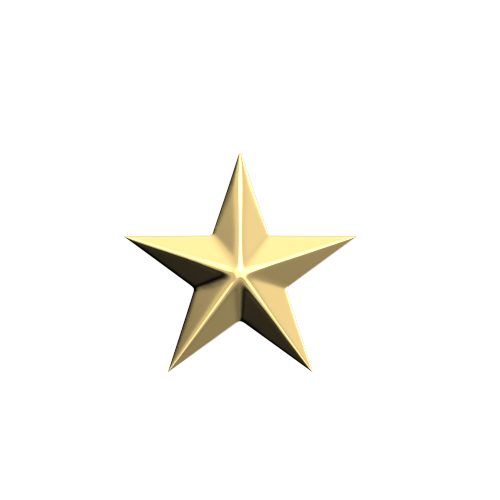 Army Star teeth jewelry