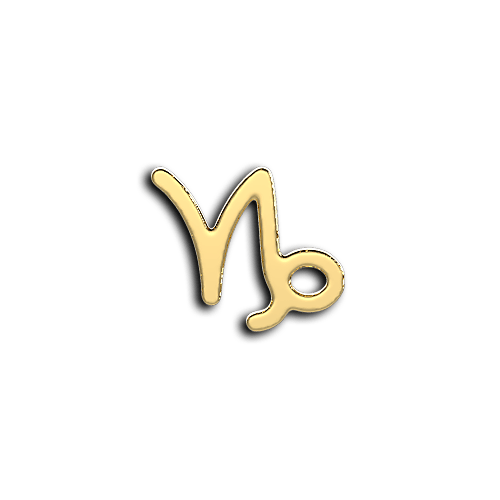 Capricorn zodiac sign teeth jewelry