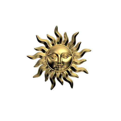 Celestial SunFace teeth jewelry