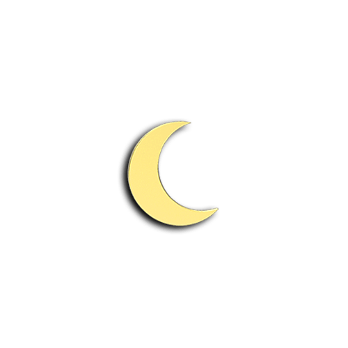 Crescent Moon teeth jewelry