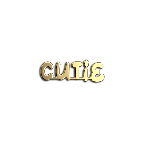 Cutie full word teeth jewelry