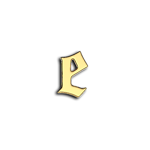 E alphabet letters teeth jewelry