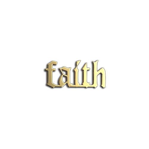 Faith full word teeth jewelry