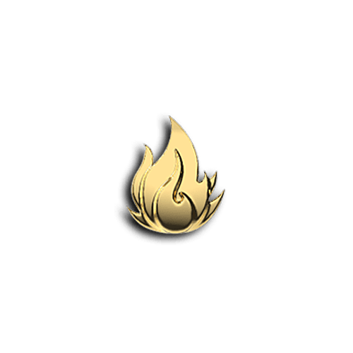 Flames teeth jewelry