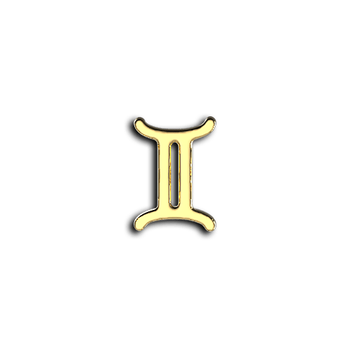Gemini zodiac sign teeth jewelry