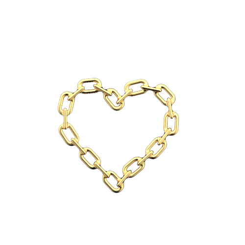 Heart chainz teeth jewelry